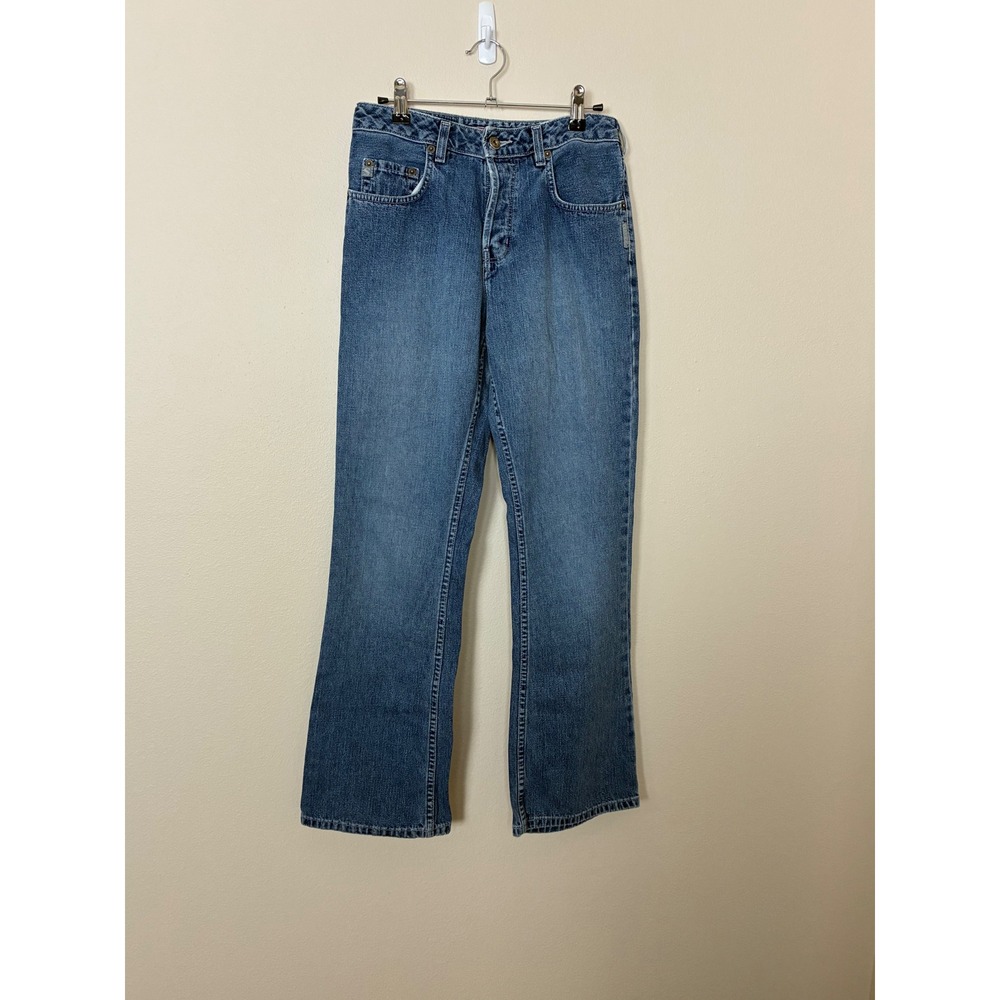 Silver Jeans Co Vtg Straight Leg Button Fly Medium Wash Denim L8618THSU Sz 28/30